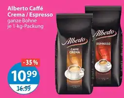 V Markt Alberto Caffé Crema / Espresso Angebot