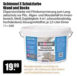 V Baumarkt Schimmel X Schutzfarbe Wand und Decke Angebot