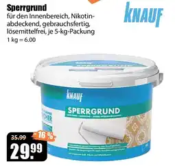 V Baumarkt Knauf Sperrgrund Angebot