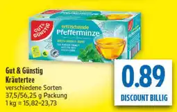 diska Gut & Günstig Kräutertee Angebot