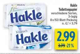 diska Hakle Toilettenpapier Angebot