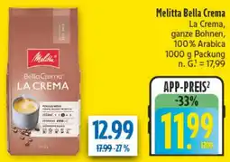 diska Melitta Bella Crema La Crema Angebot