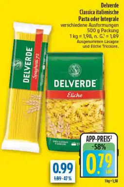 diska Delverde Pasta Angebot