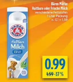 diska Bären Marke Haltbare Milch Angebot