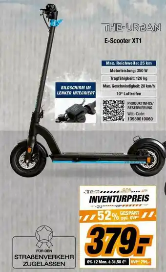 Expert Bening The-urban E-scooter Xt1 Angebot