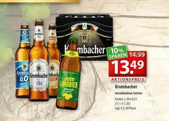 Getränkeland Krombacher Angebot