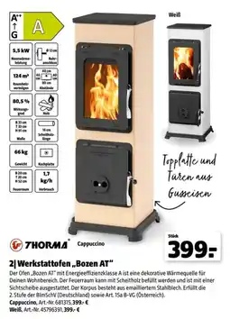 Leitermann Baumarkt THORMA Cappuccino Werkstattofen „Bozen AT“ Angebot