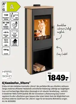 Leitermann Baumarkt Kaminofen „Vitore“ Angebot