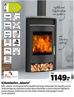 Leitermann Baumarkt Kaminofen „Jakarta“ Angebot