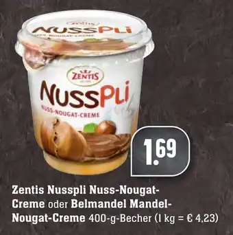 Edeka Neukauf Zentis Nusspli o. Belmandel 400g Angebot