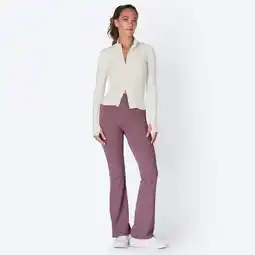 NKD Damen-Sportleggings mit ausgestelltem Bein und hohem Bund Angebot
