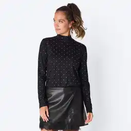 NKD Damen-Langarmshirt mit Strasssteinen Angebot