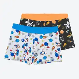 NKD Kinder-Jungen-Retroshorts mit Weltraum-Motiv, 2er-Pack Angebot