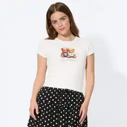 NKD Damen-T-Shirt mit Frontaufdruck Angebot