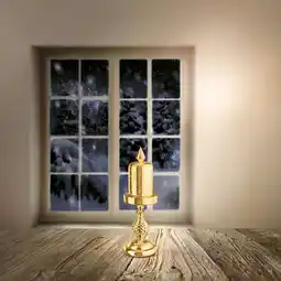 NKD LED Glas-Kerzenständer mit Timerfunktion, Höhe ca. 31 cm Angebot