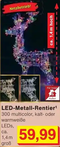 Wiglo Wunderland LED-Metall-Rentier Angebot