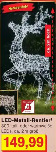 Wiglo Wunderland LED-Metall-Rentier Angebot