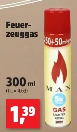 Thomas Philipps Feuerzeuggas MAX Angebot