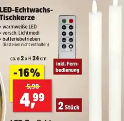 Thomas Philipps LED-Echtwachs-Tischkerze Angebot