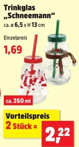 Thomas Philipps Trinkglas "Schneemann" Angebot