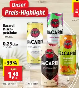 Thomas Philipps Bacardi Mischgetränke Angebot