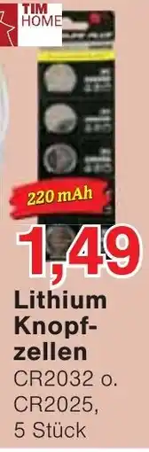Wiglo Wunderland TIM HOME Lithium Knopfzellen Angebot