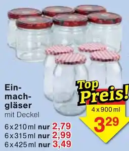 Wiglo Wunderland Einmachgläser mit Deckel Angebot