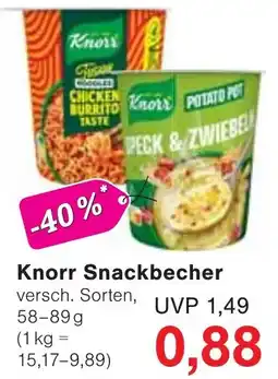 Wiglo Wunderland Knorr Snackbecher Angebot