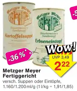 Wiglo Wunderland Metzger Meyer Fertiggericht Angebot