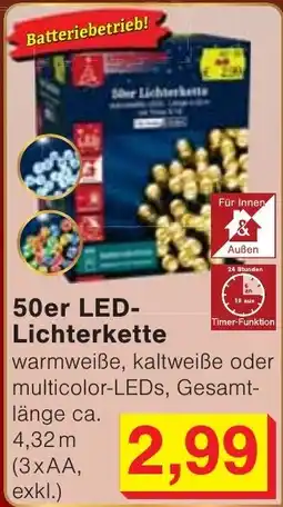 Wiglo Wunderland 50er LED-Lichterkette Angebot