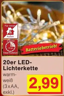 Wiglo Wunderland 20er LED-Lichterkette Angebot