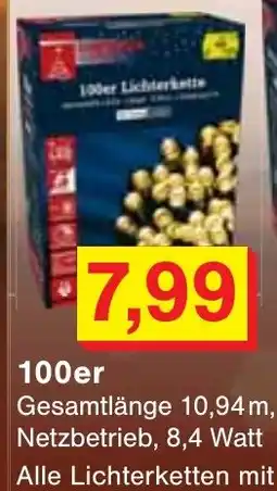 Wiglo Wunderland 100er Lichterkette Angebot