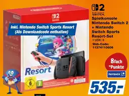 expert Techno Land Nintendo Switch 2 Spielkonsole + Nintendo Switch Sports Resort-Set Angebot