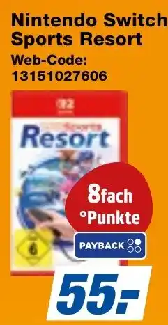 expert Techno Land Nintendo Switch Sports Resort Angebot