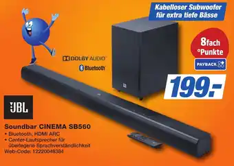 JBL Soundbar CINEMA SB560
