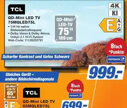K+B Expert TCL QD-Mini LED TV 75MQLED75L Angebot