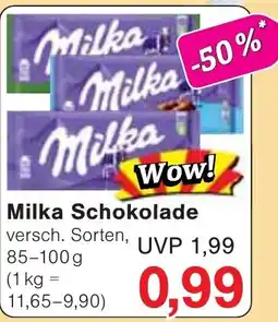 Wiglo Wunderland Milka Schokolade Angebot