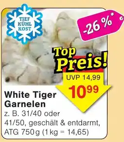Wiglo Wunderland White Tiger Garnelen Angebot