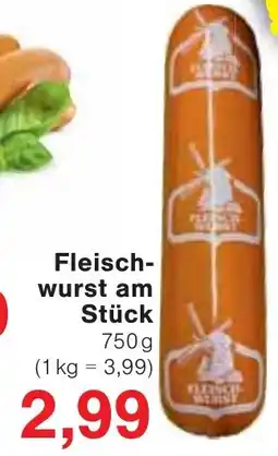 Wiglo Wunderland Fleischwurst am Stück Angebot
