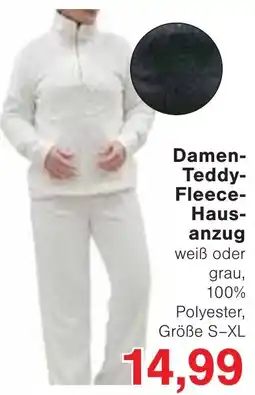 Wiglo Wunderland Damen-Teddy-Fleece-Hausanzug Angebot