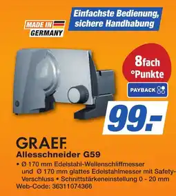 K+B Expert GRAEF Allesschneider G59 Angebot