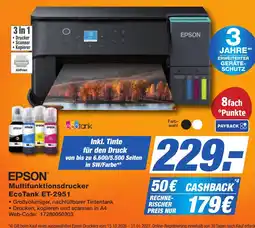 K+B Expert EPSON Multifunktionsdrucker EcoTank ET-2951 Angebot