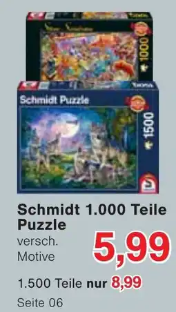 Wiglo Wunderland Schmidt Puzzle Angebot
