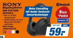 expert Techno Land SONY Bügelkopfhörer WH-CH720N Angebot