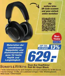 K+B Expert Bowers & Wilkins Over-Ear Kopfhörer Px8 S2 Onyx Black Angebot