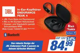 K+B Expert JBL In-Ear-Kopfhörer ENDURANCE PEAK 4 Angebot
