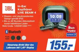K+B Expert JBL In-Ear Kopfhörer LIVE BEAM 4 Angebot