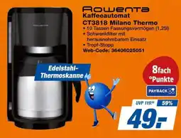 HEM Expert Rowenta Kaffeeautomat CT3818 Milano Thermo Angebot