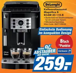 Expert DeLonghi Kaffeevervollautomat Magnifica S ECAM 20.116.B Angebot