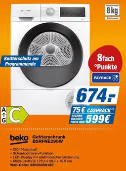 HEM Expert beko Gefrierschrank B5RFNE295W Angebot